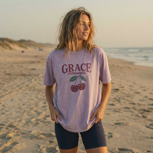 Mercy & More T-Shirt Grace Abounds Tee