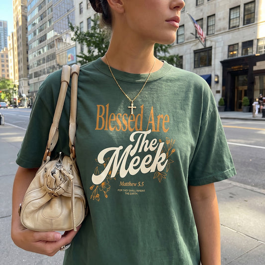 Blessed Are The Meek Heavyweight Tee