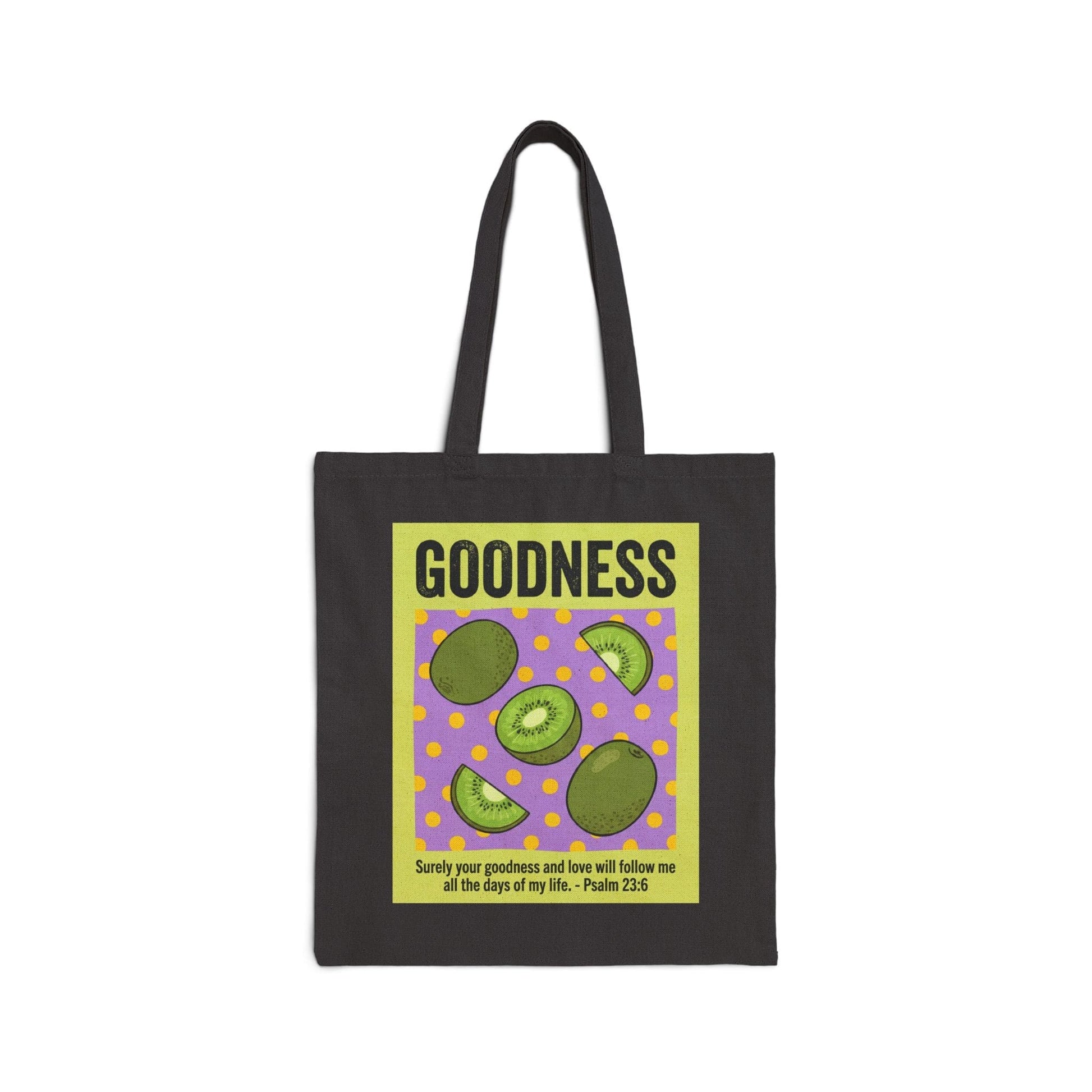 Mercy & More Bags Black / 15" x 16" Goodness Fruit Cotton Tote Bag