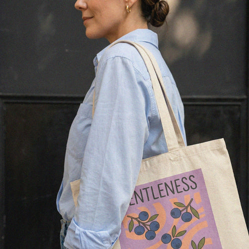 Mercy & More Bags Gentleness Fruit Cotton Tote Bag