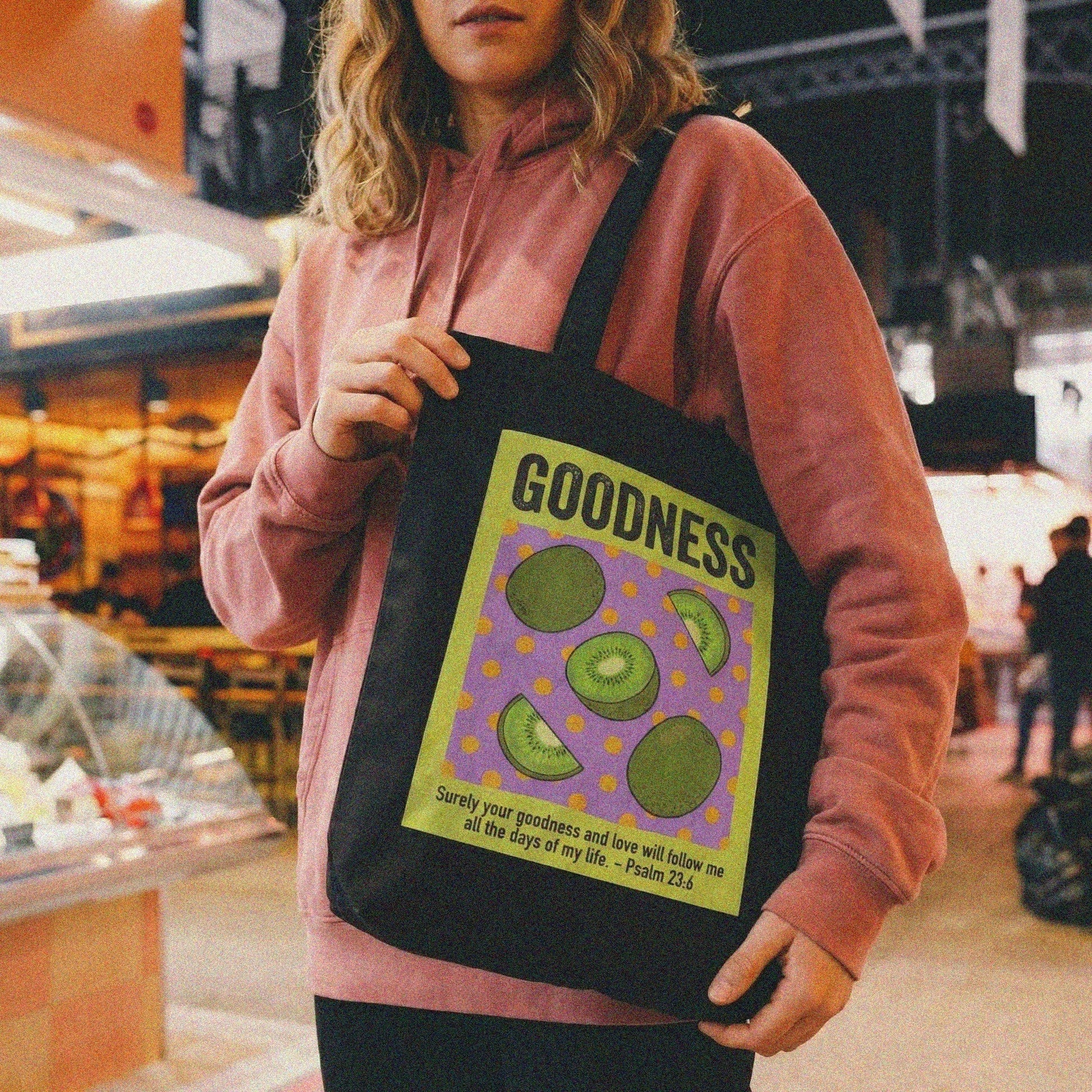 Mercy & More Bags Goodness Fruit Cotton Tote Bag