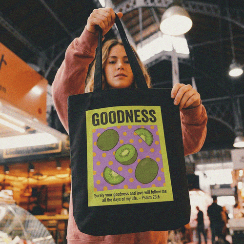 Mercy & More Bags Goodness Fruit Cotton Tote Bag