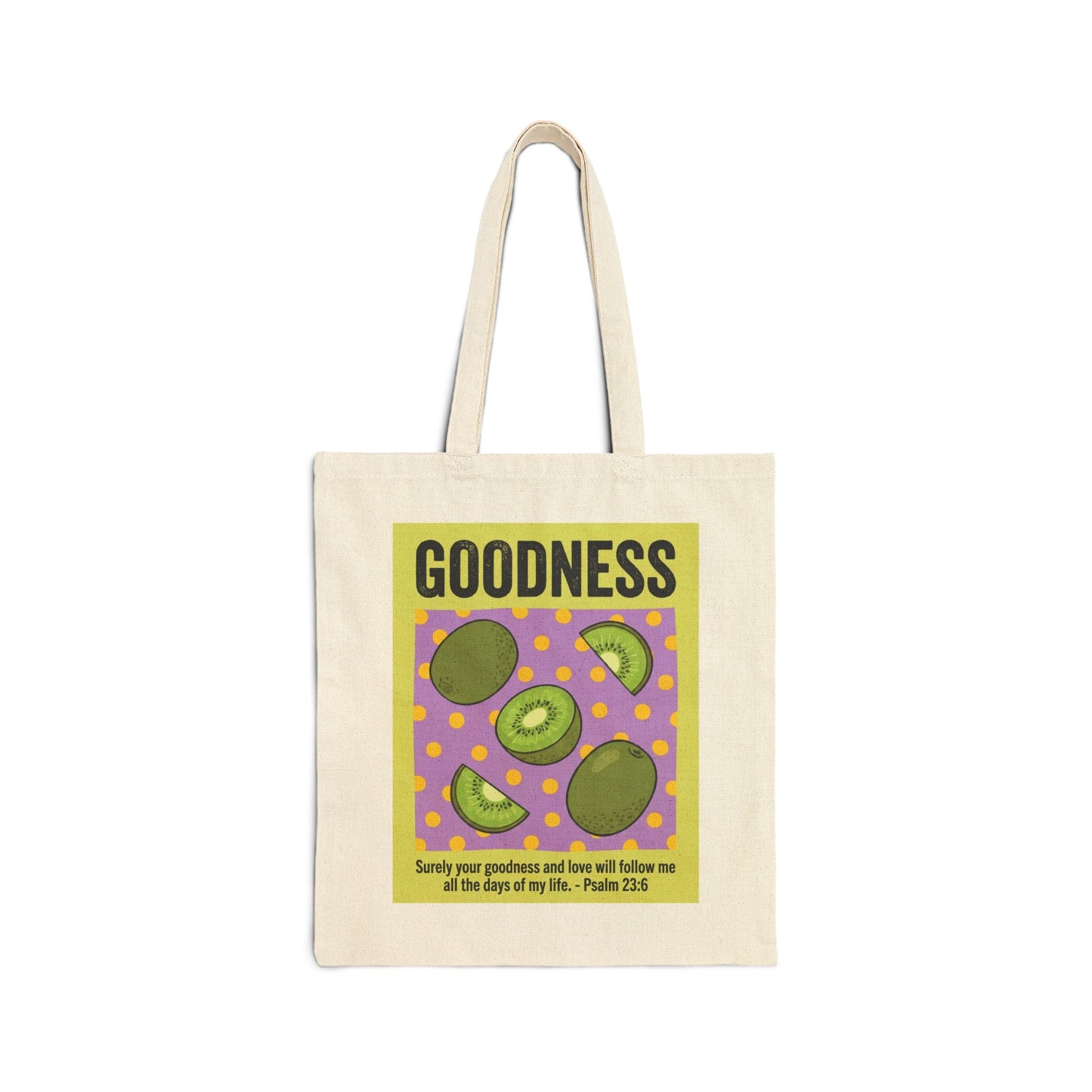 Mercy & More Bags Natural / 15" x 16" Goodness Fruit Cotton Tote Bag