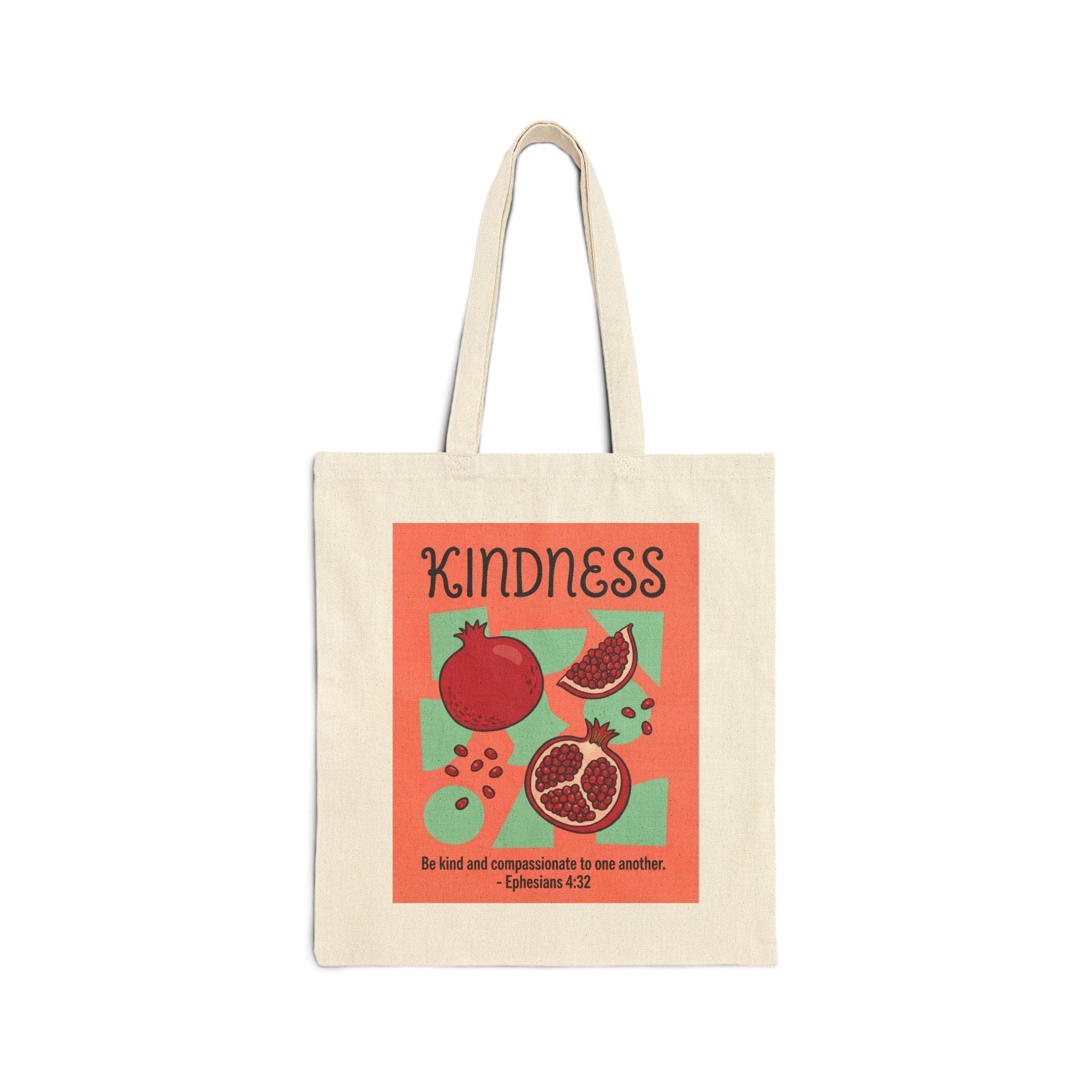 Mercy & More Bags Natural / 15" x 16" Kindness Fruit Cotton Tote Bag