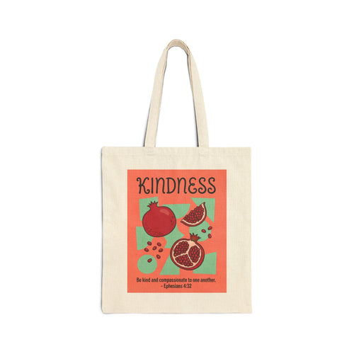 Mercy & More Bags Natural / 15" x 16" Kindness Fruit Cotton Tote Bag