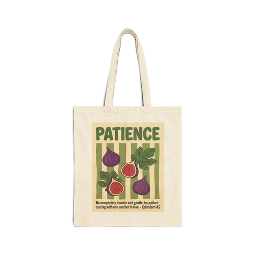 Mercy & More Bags Natural / 15" x 16" Patience Fruit Cotton Tote Bag