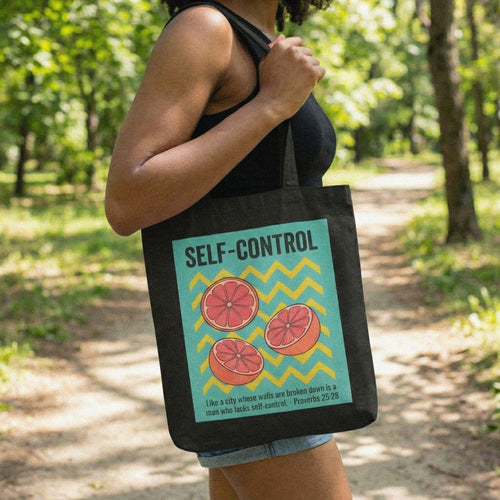 Mercy & More Bags Self Control Fruit Cotton Tote Bag