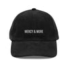 Mercy & More Hats Black / One size Mercy & More Corduroy Cap
