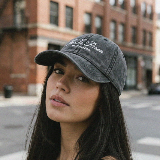 Mercy & More Hats He Is Risen Vintage Cap