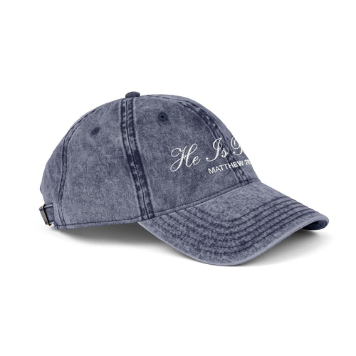 Mercy & More Hats He Is Risen Vintage Cap