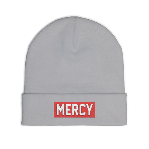 Mercy & More Hats One size / Gray Mercy Beanie (Embroidery)