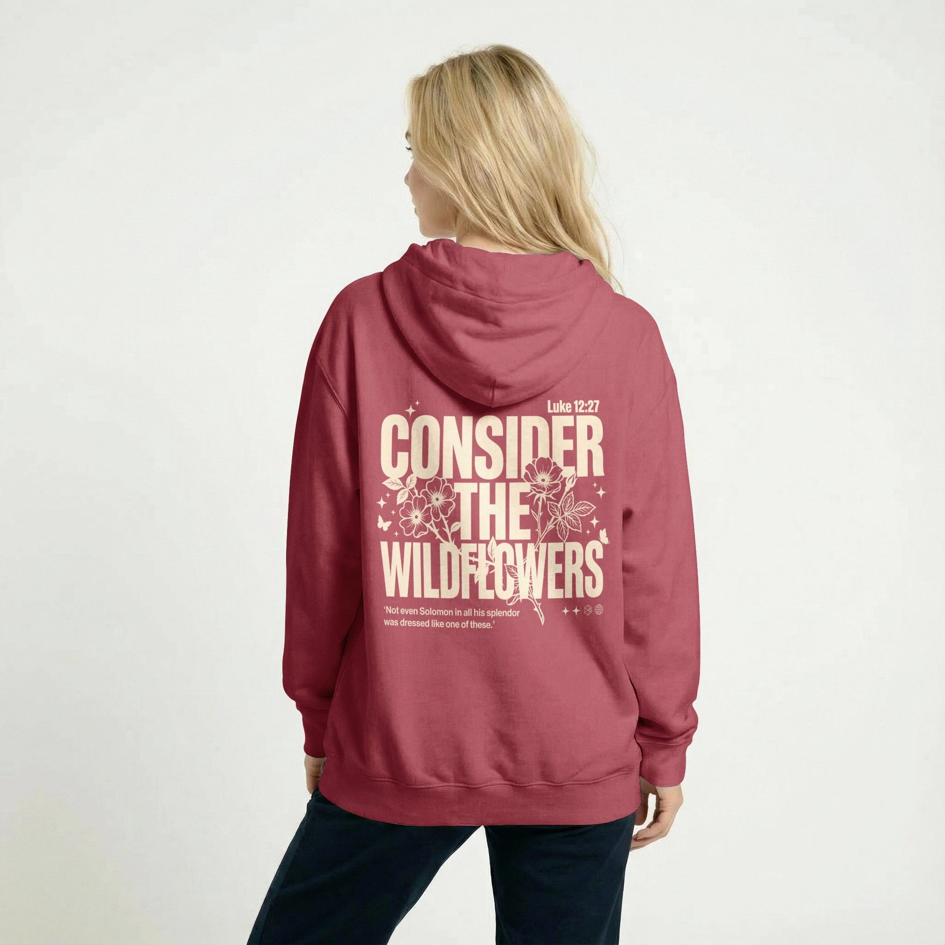 Mercy & More Hoodie Consider The Wildflowers Hoodie