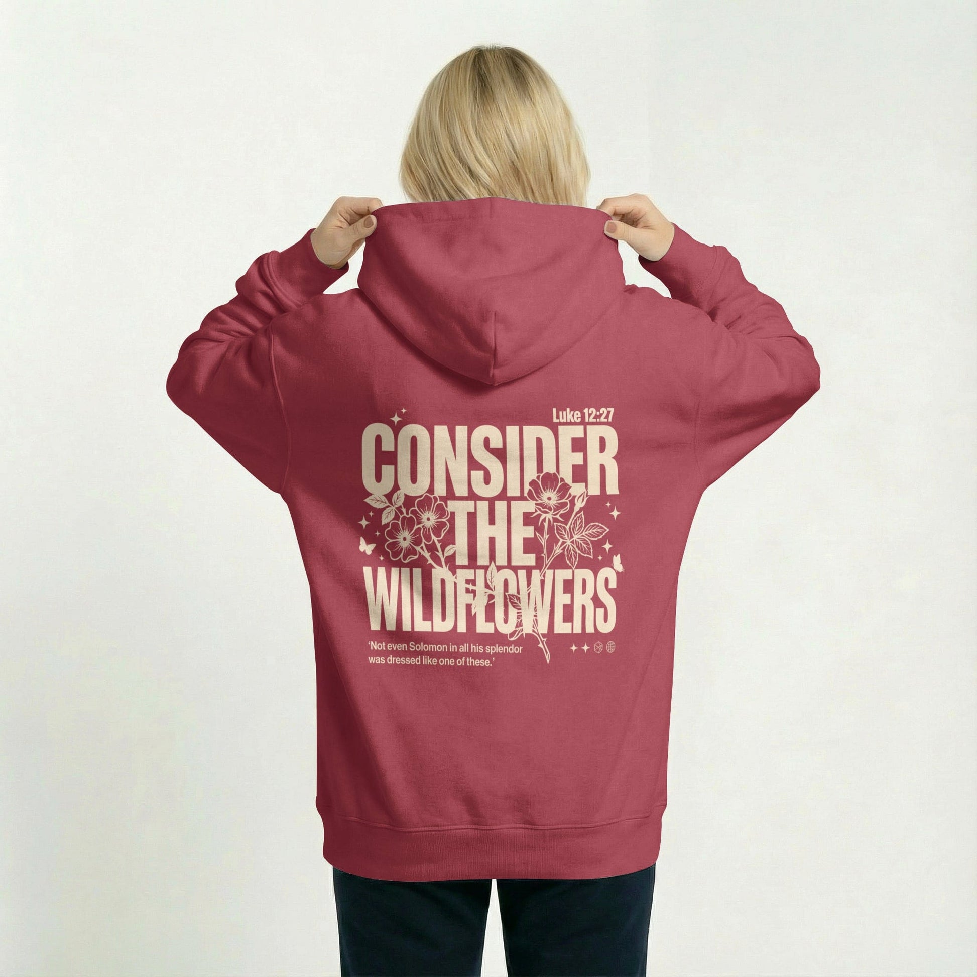 Mercy & More Hoodie Consider The Wildflowers Hoodie