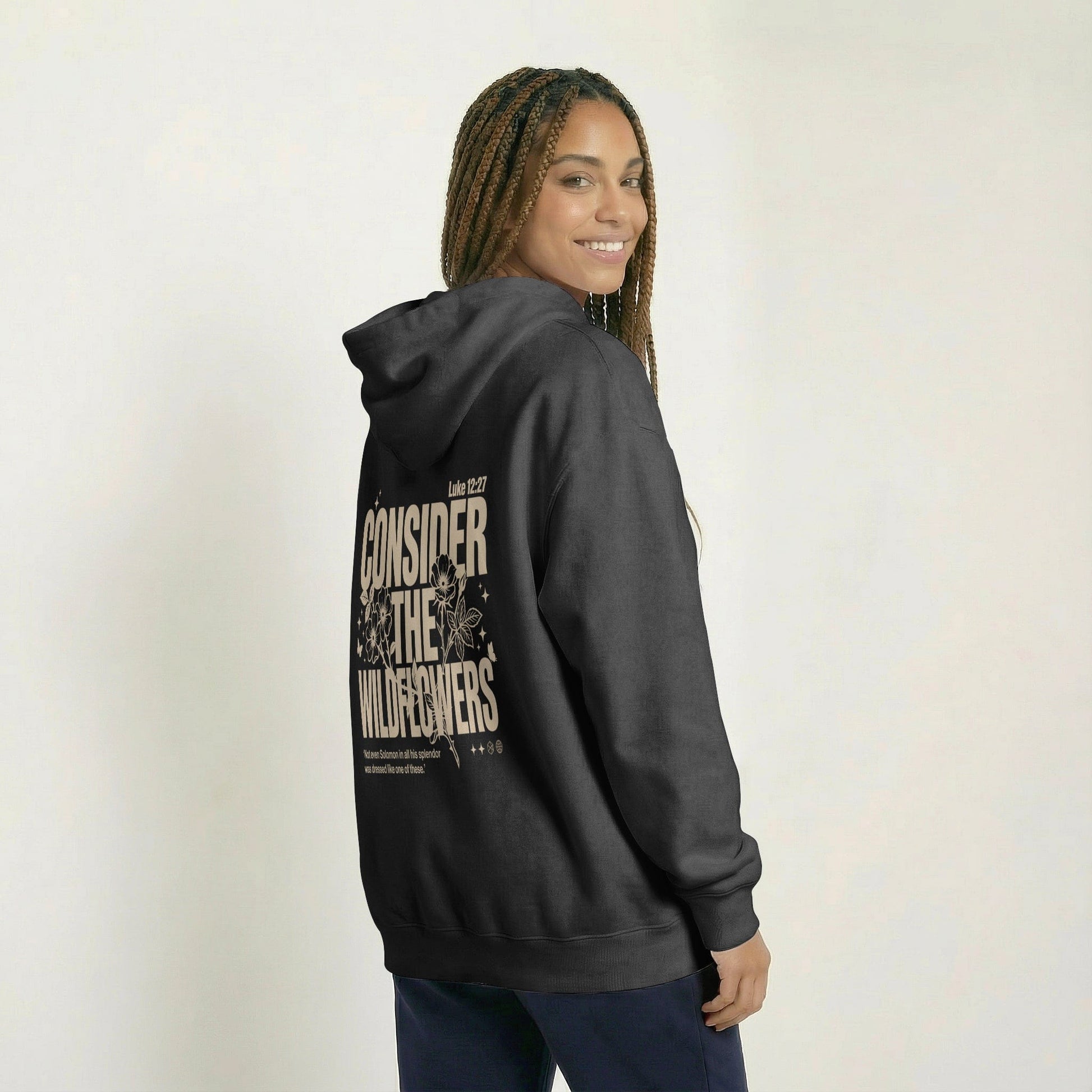 Mercy & More Hoodie Consider The Wildflowers Hoodie