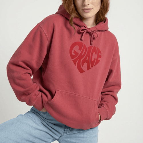 Mercy & More Hoodie Crimson / S Grace Hoodie