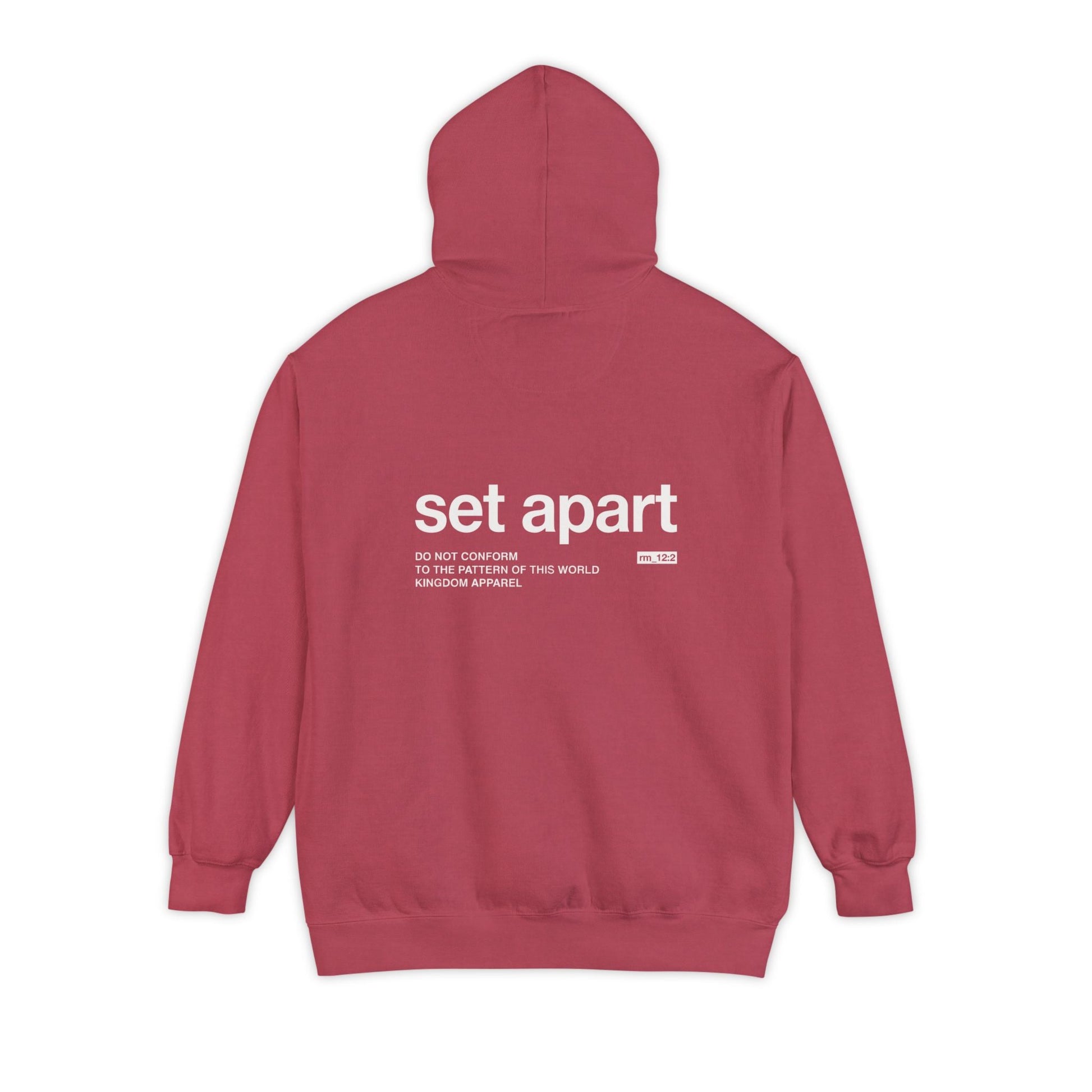 Mercy & More Hoodie Crimson / S Set Apart Hoodie