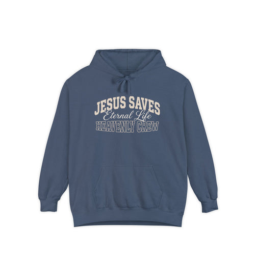 Mercy & More Hoodie Denim / S Jesus Saves Hoodie