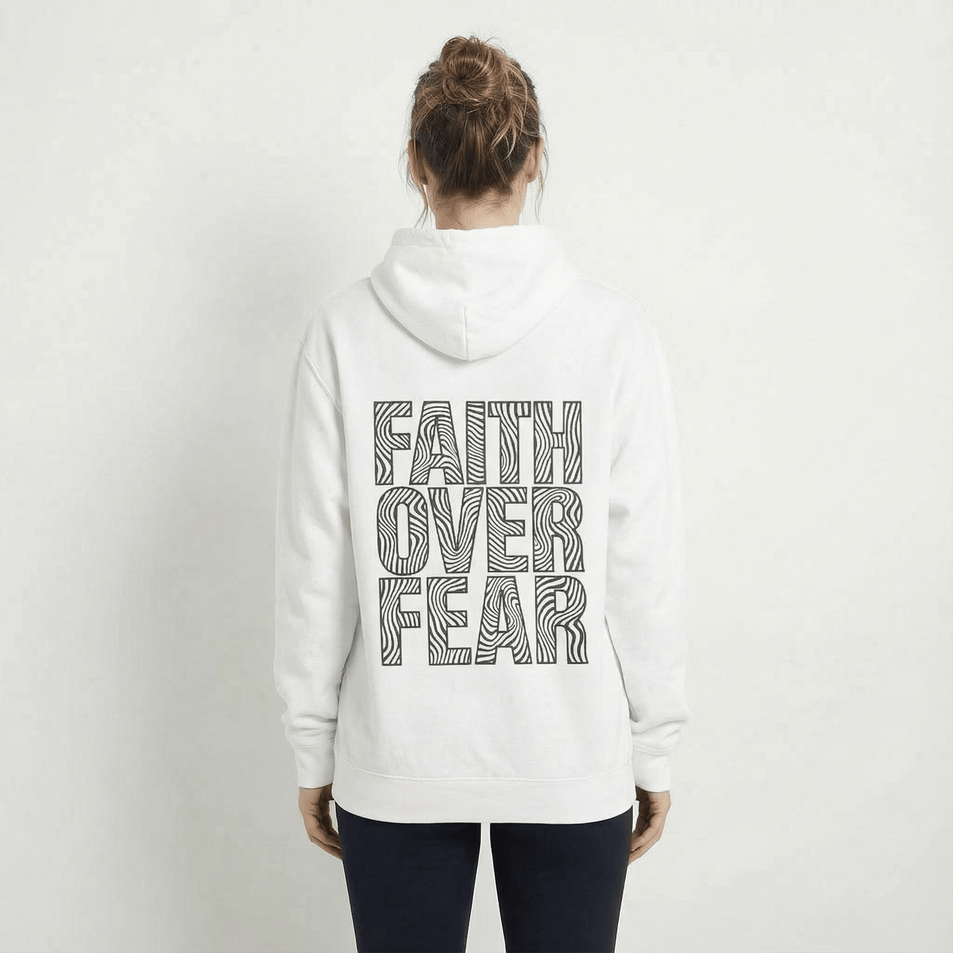 Mercy & More Hoodie Faith Over Fear Hoodie