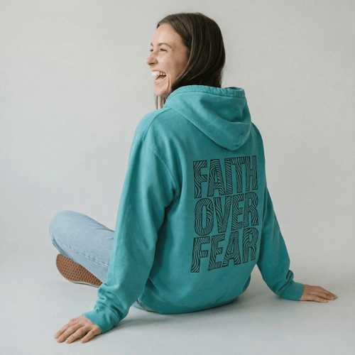 Mercy & More Hoodie Faith Over Fear Hoodie