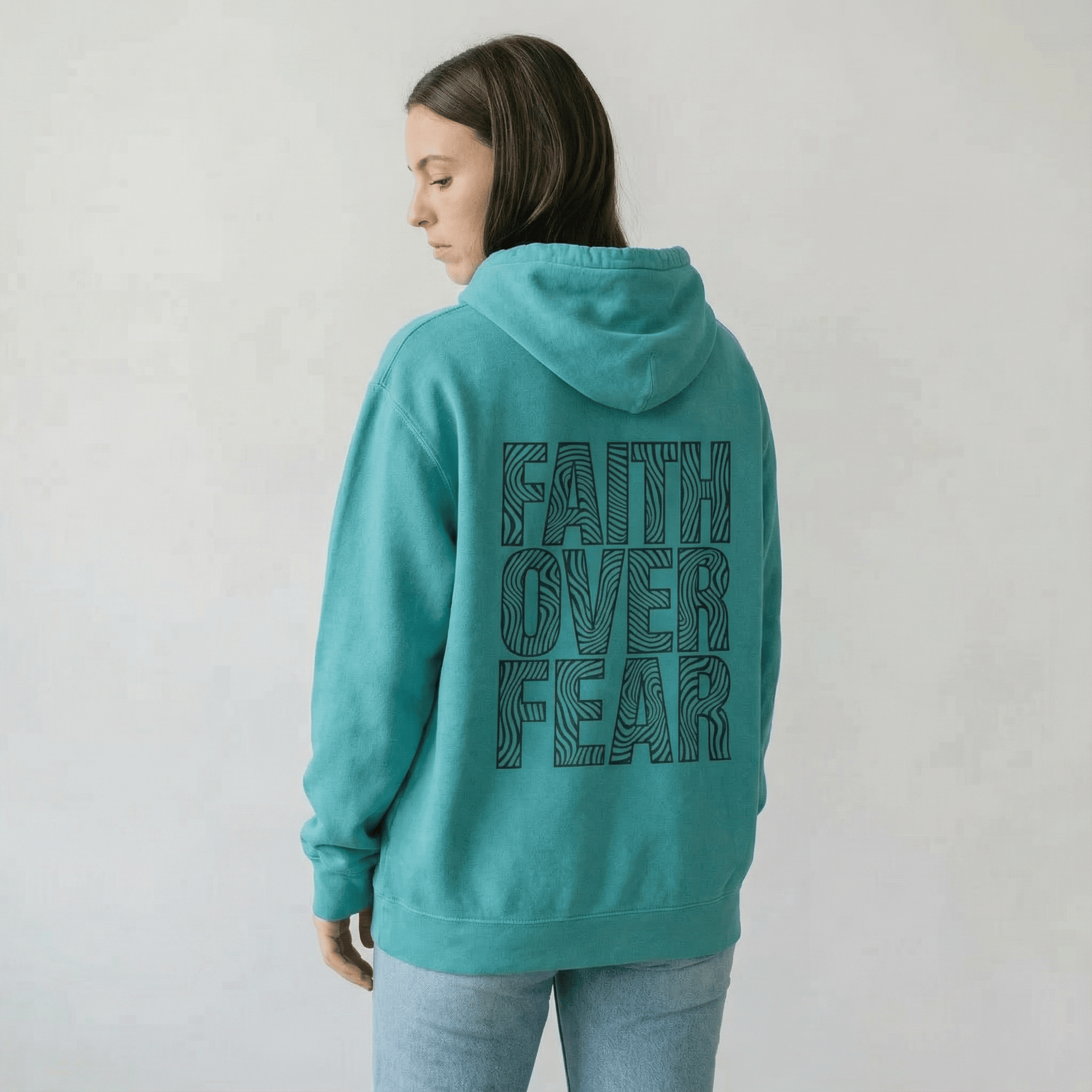 Mercy & More Hoodie Faith Over Fear Hoodie