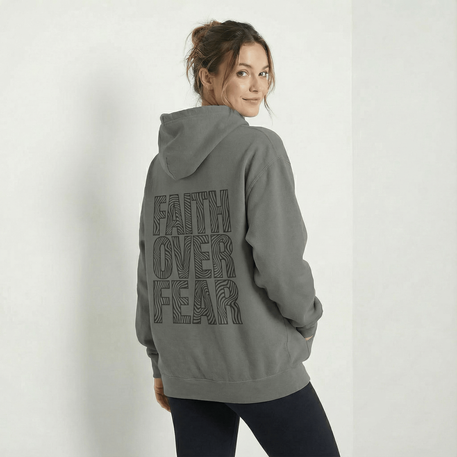 Mercy & More Hoodie Faith Over Fear Hoodie