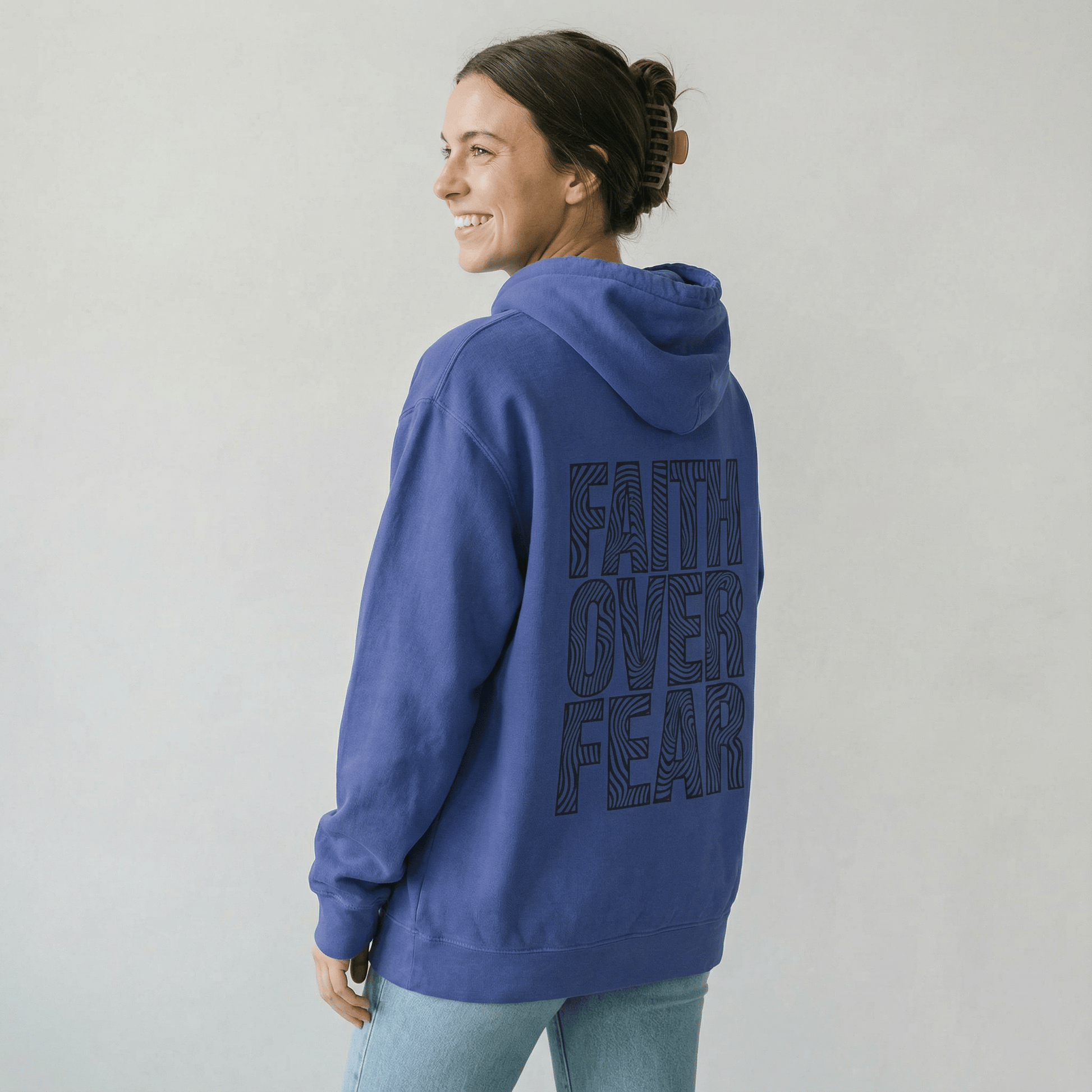 Mercy & More Hoodie Faith Over Fear Hoodie