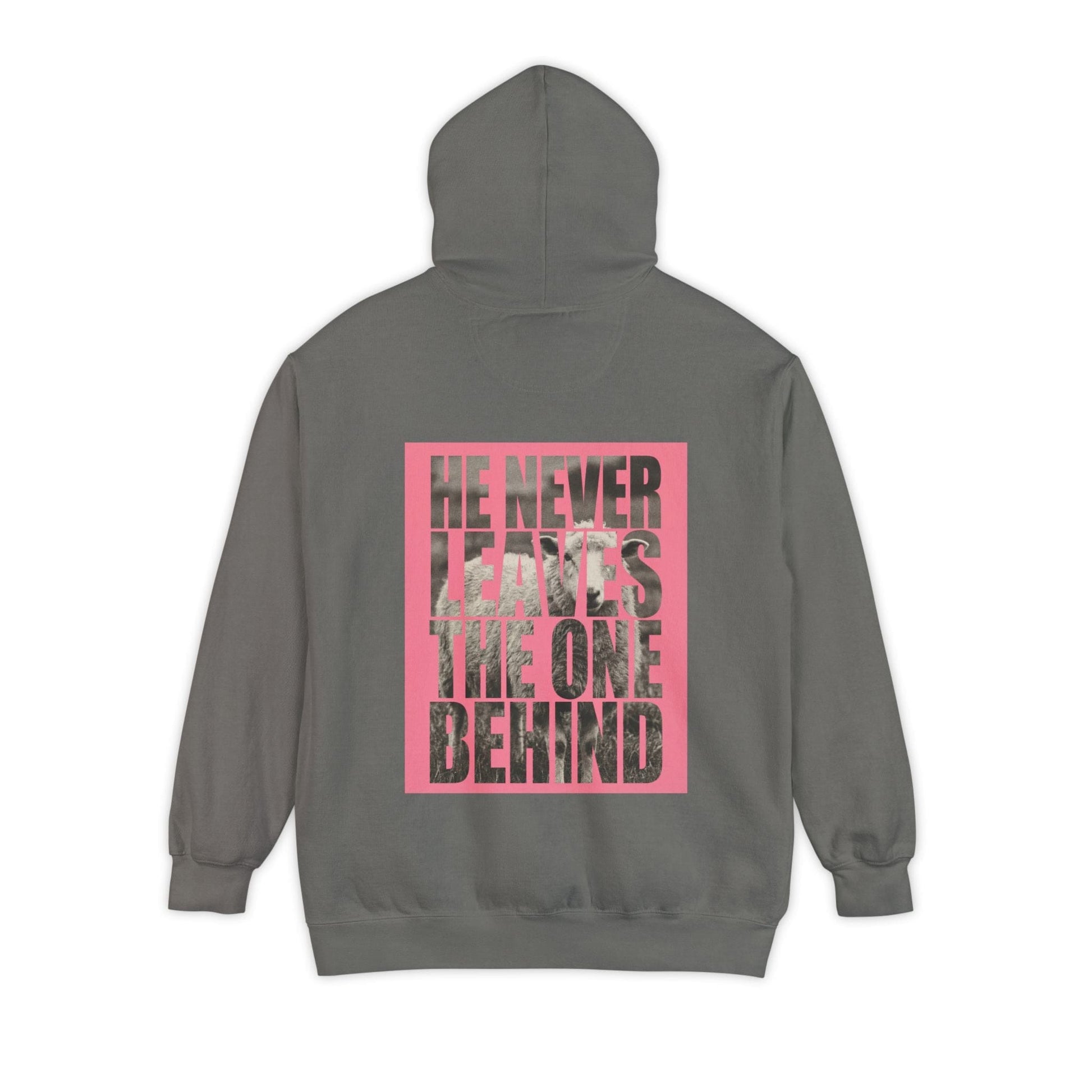 Mercy & More Hoodie Grey / M He Never Leaves Hoodie