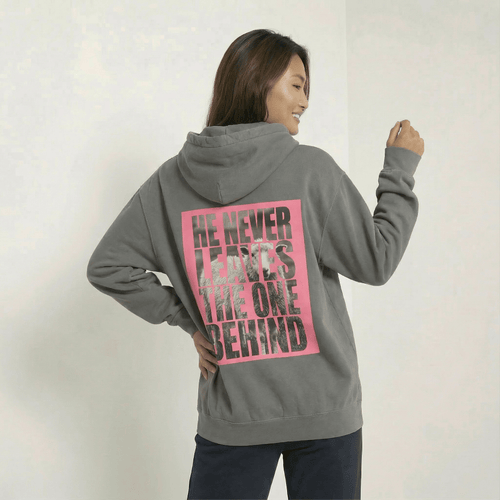 Mercy & More Hoodie He Never Leaves Hoodie