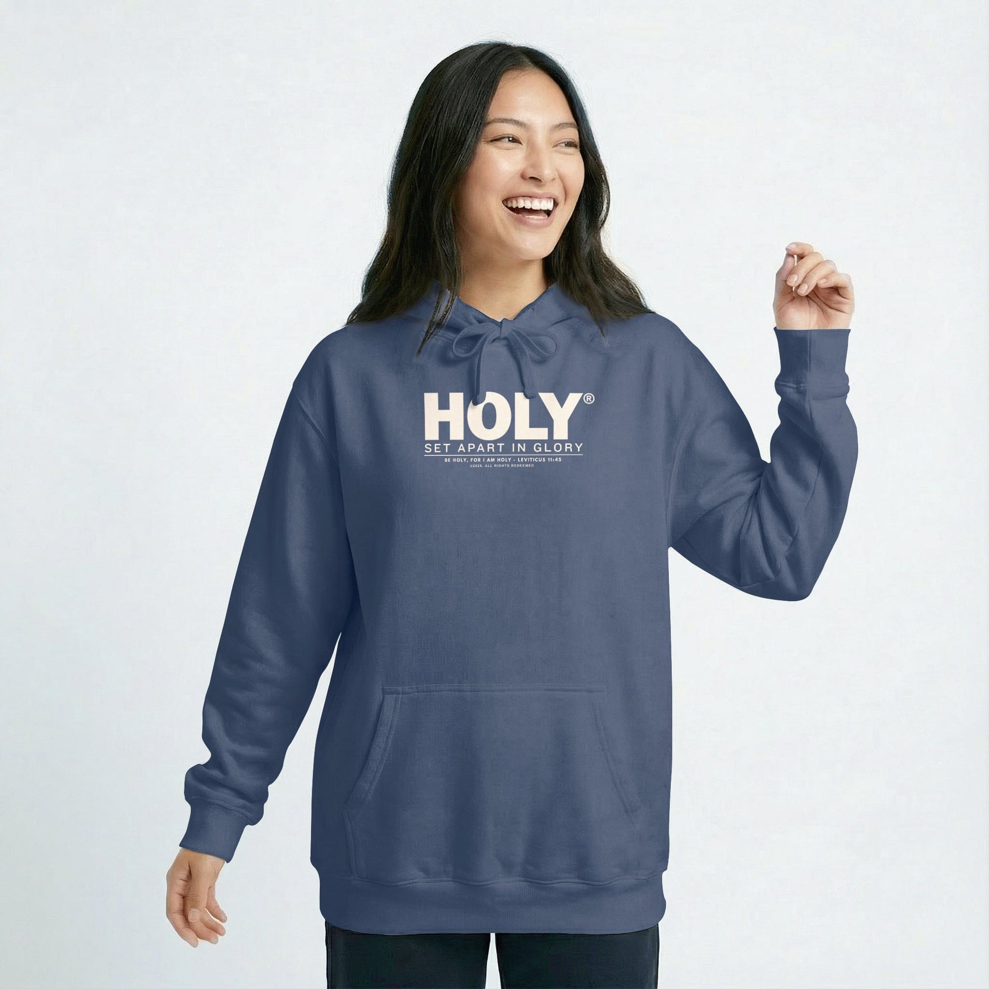 Mercy & More Hoodie Holy Hoodie (Cream Logo)