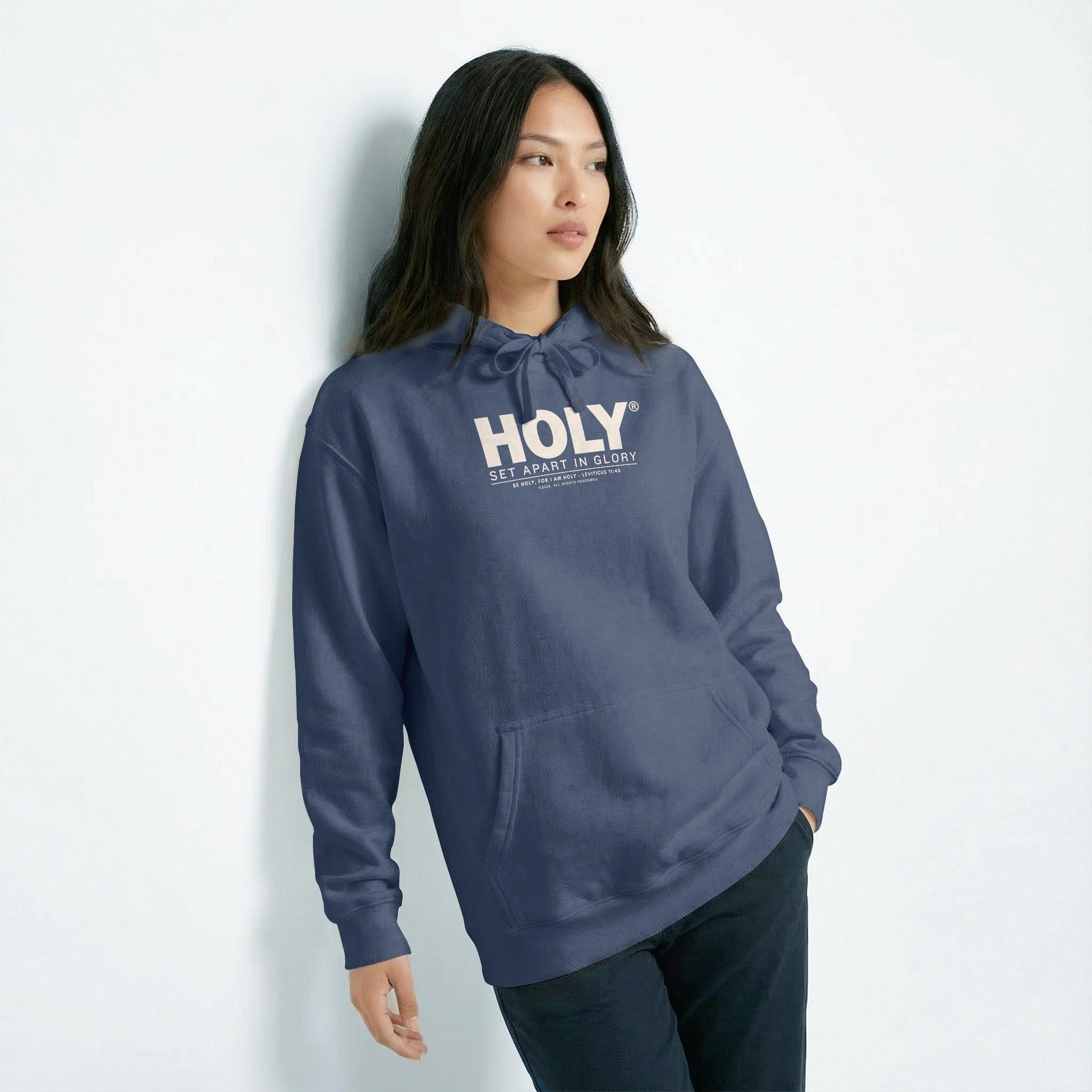 Mercy & More Hoodie Holy Hoodie (Cream Logo)