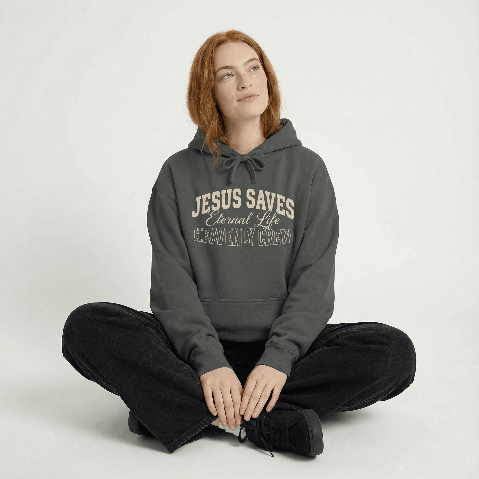 Mercy & More Hoodie Jesus Saves Hoodie