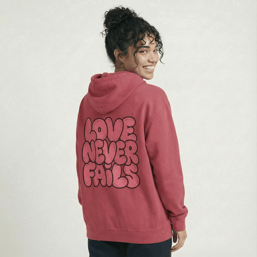Mercy & More Hoodie Love Never Fails Hoodie