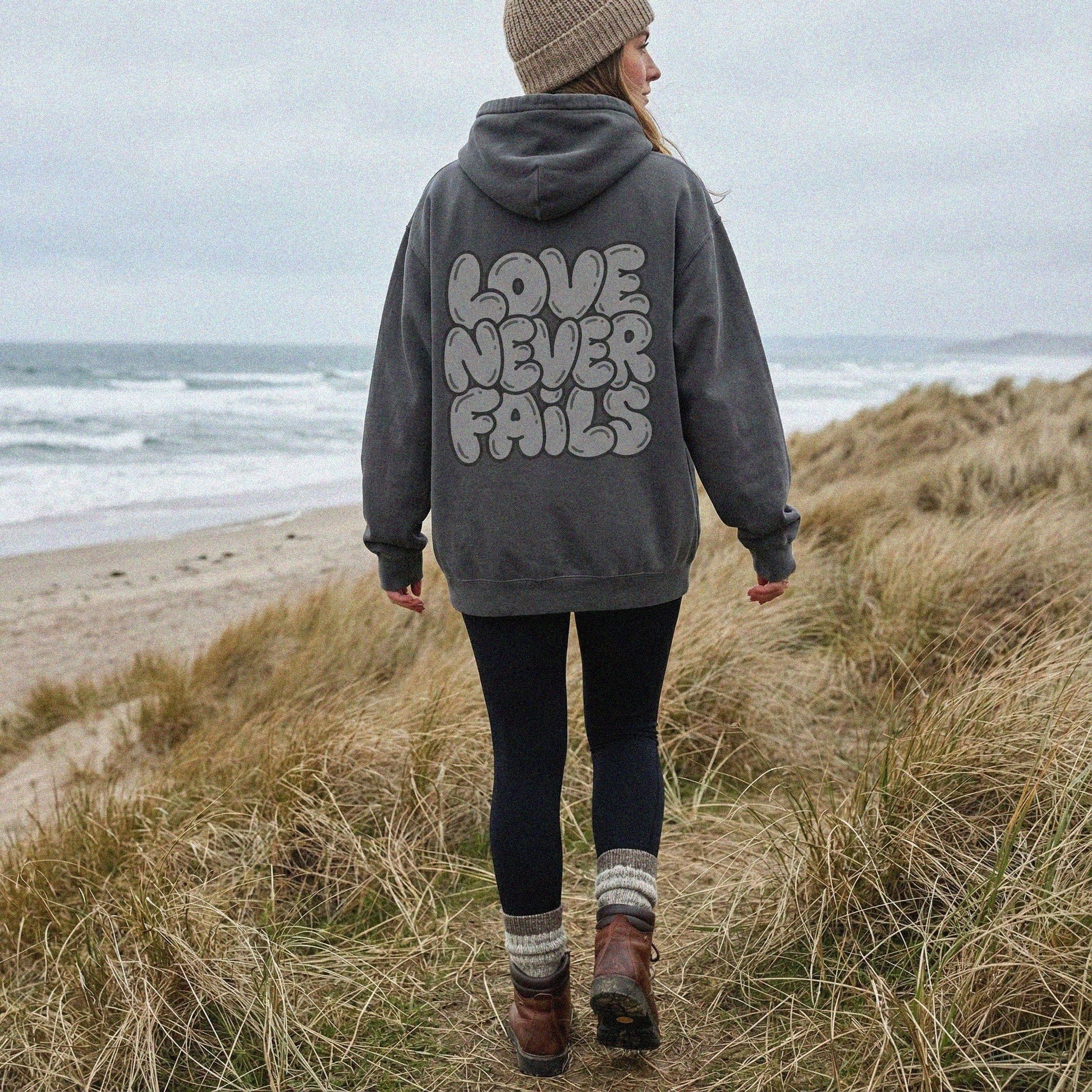 Mercy & More Hoodie Love Never Fails Hoodie