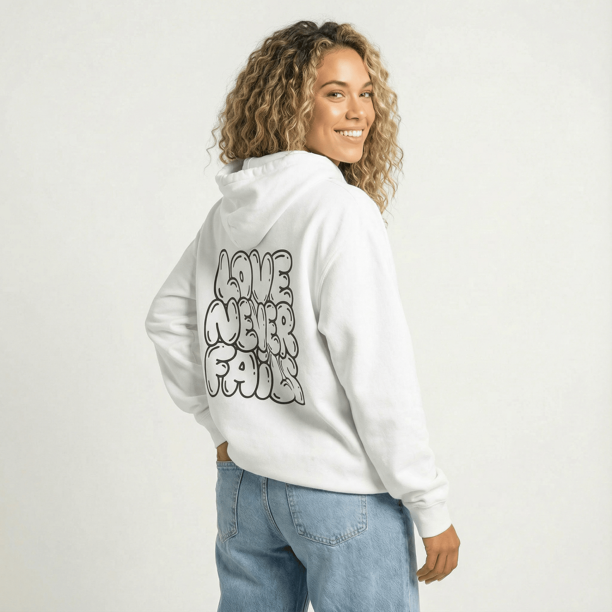 Mercy & More Hoodie Love Never Fails Hoodie