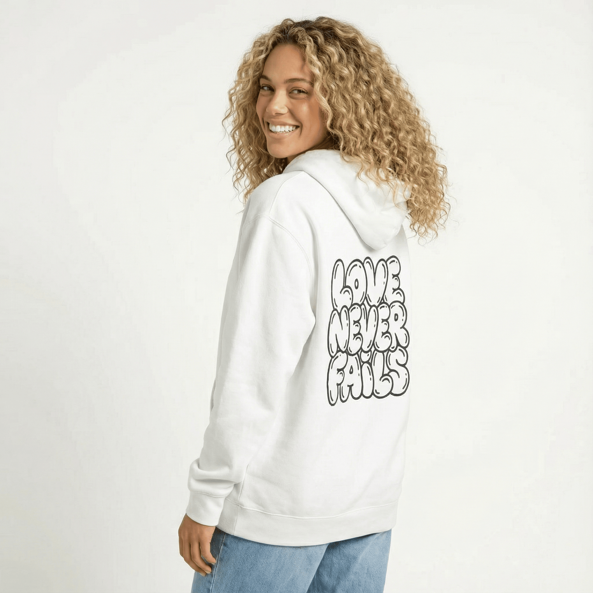 Mercy & More Hoodie Love Never Fails Hoodie