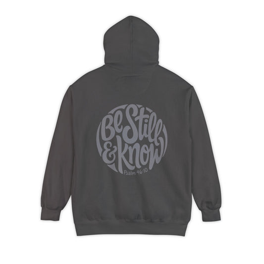Mercy & More Hoodie Pepper / S Be Still & Know Hoodie