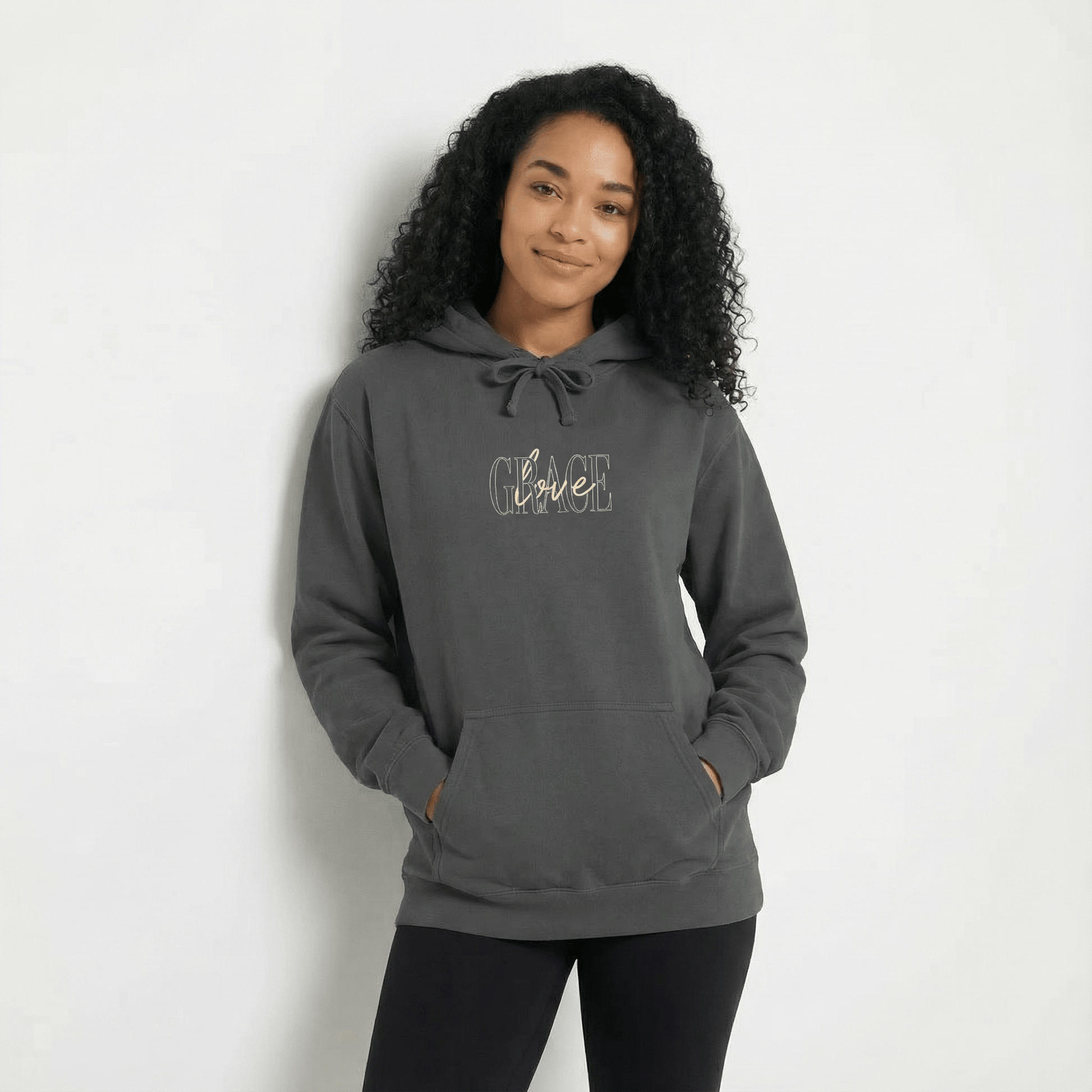 Mercy & More Hoodie Pepper / S Love Grace Hoodie