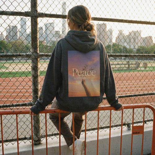 Mercy & More Hoodie Pepper / S Peace Be With You Hoodie