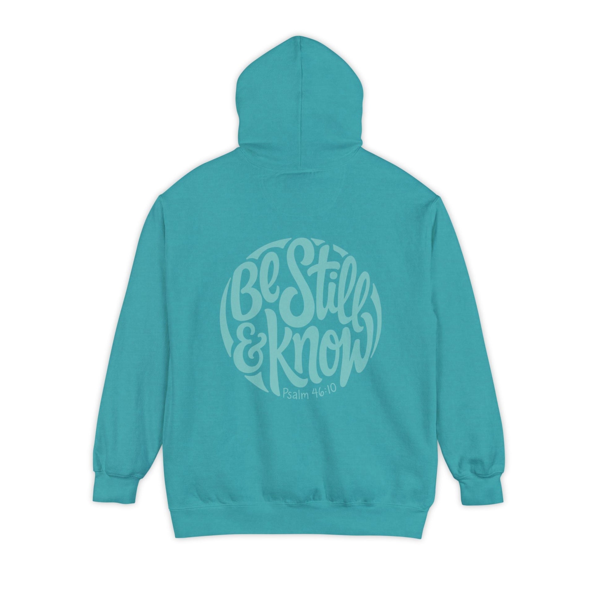 Mercy & More Hoodie Seafoam / S Be Still & Know Hoodie