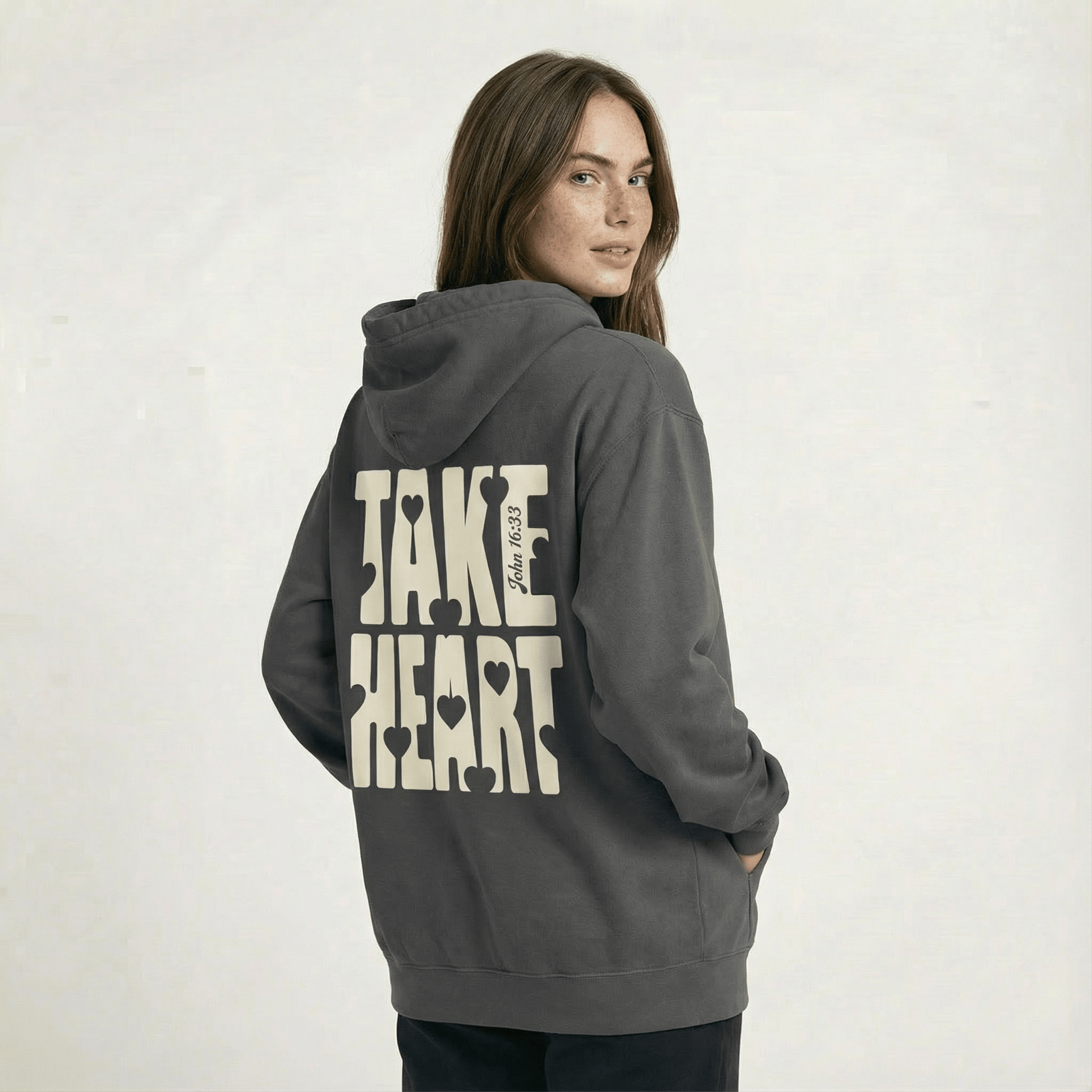 Mercy & More Hoodie Take Heart Hoodie