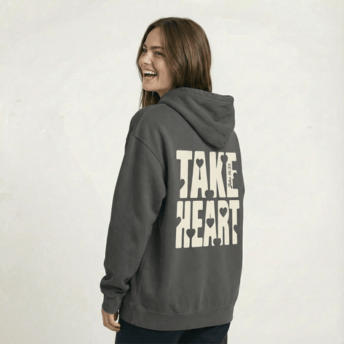 Mercy & More Hoodie Take Heart Hoodie