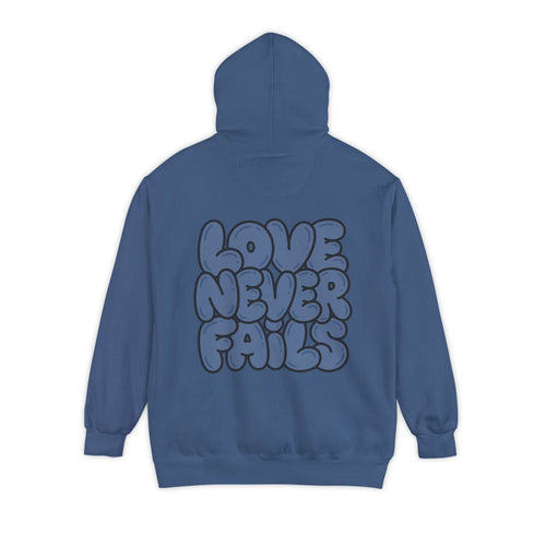 Mercy & More Hoodie True Navy / S Love Never Fails Hoodie