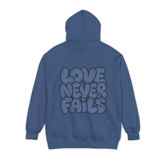 Mercy & More Hoodie True Navy / S Love Never Fails Hoodie