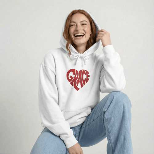 Mercy & More Hoodie White / S Grace Hoodie