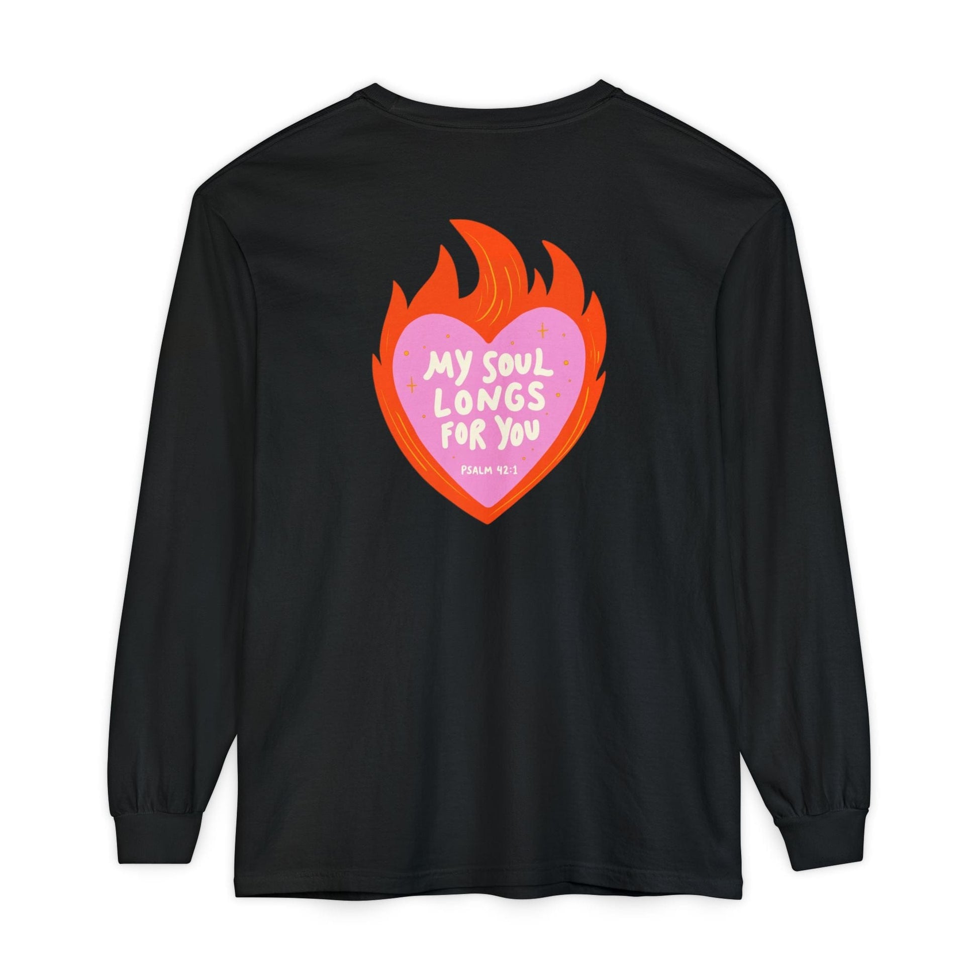 Mercy & More Long-sleeve Black / S My Soul Longs For You Long Sleeve Tee