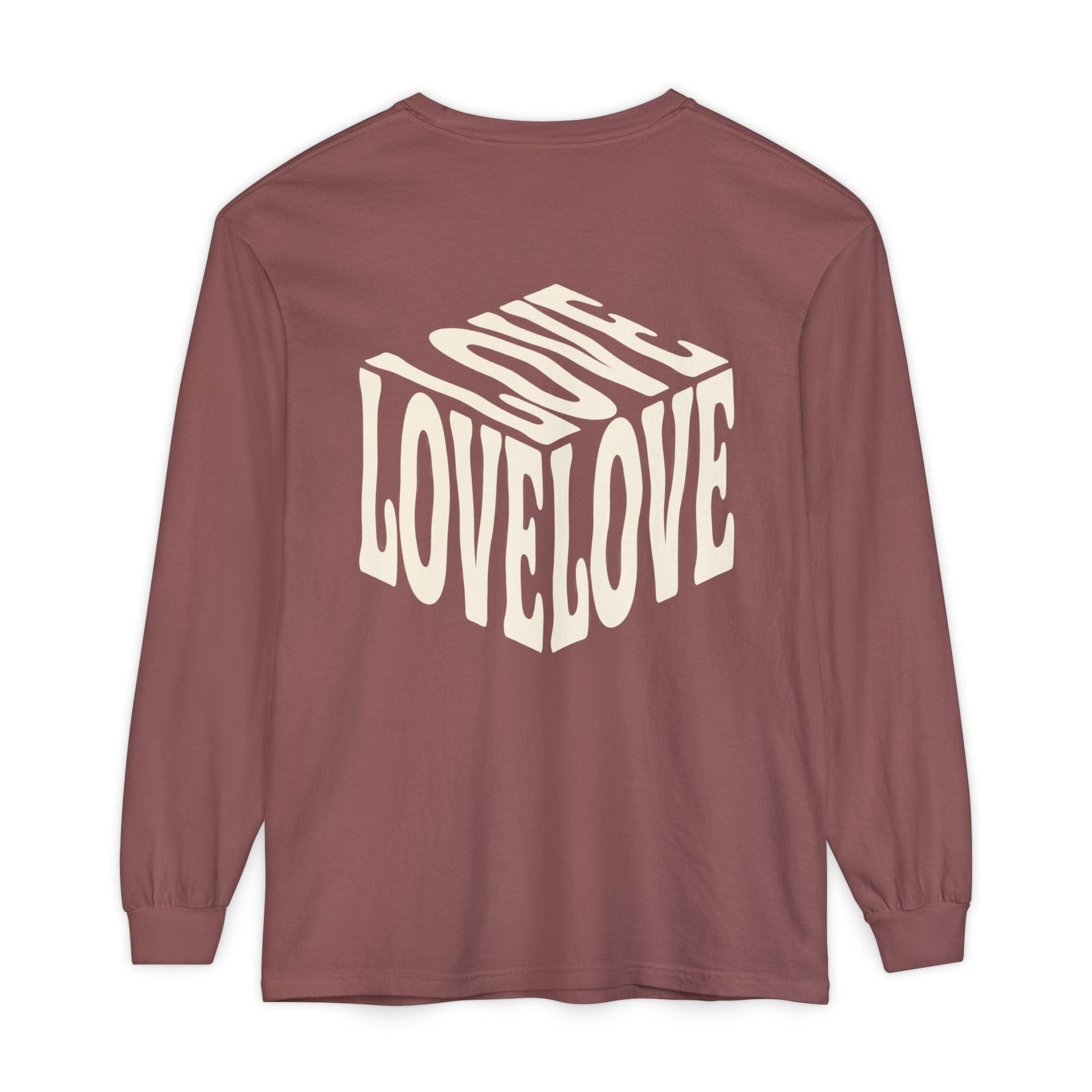 Mercy & More Long-sleeve Brick / S Love, Love, Love Long Sleeve Tee