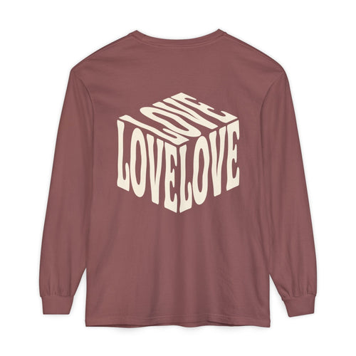 Mercy & More Long-sleeve Brick / S Love, Love, Love Long Sleeve Tee