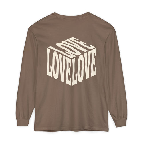 Mercy & More Long-sleeve Espresso / S Love, Love, Love Long Sleeve Tee
