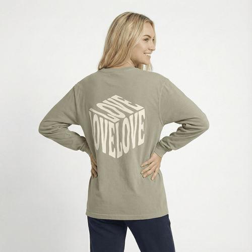 Mercy & More Long-sleeve Love, Love, Love Long Sleeve Tee