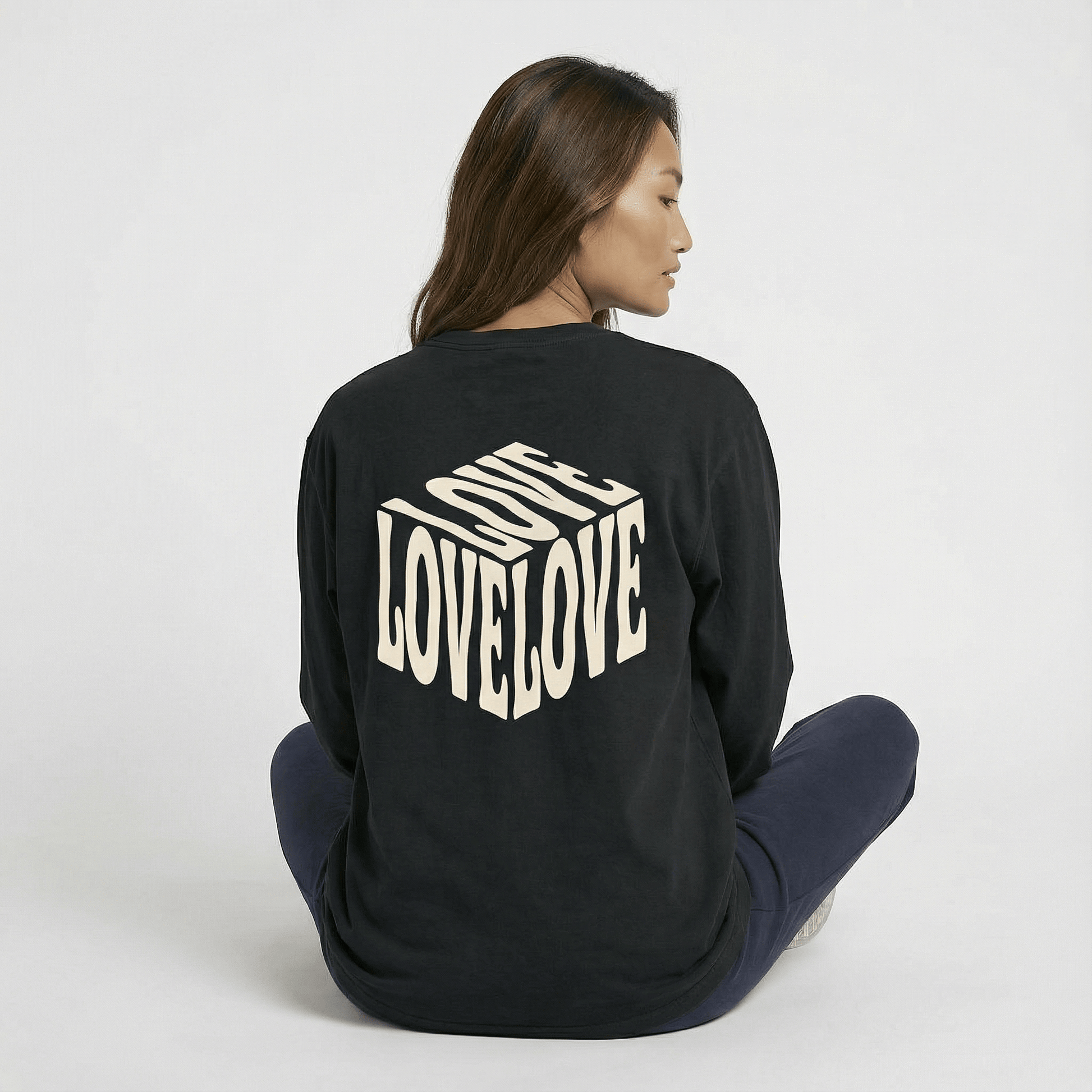 Mercy & More Long-sleeve Love, Love, Love Long Sleeve Tee